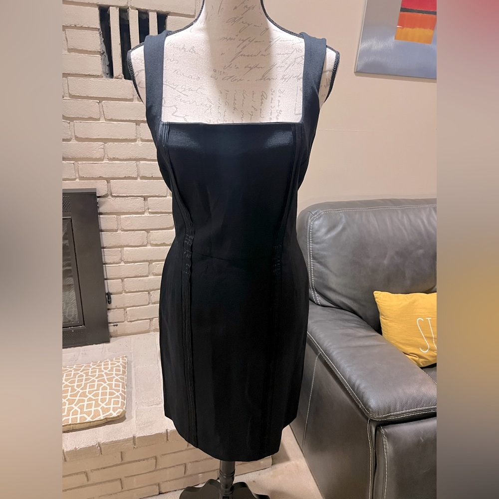 Perfect little black boatneck dress from Banana Republic.